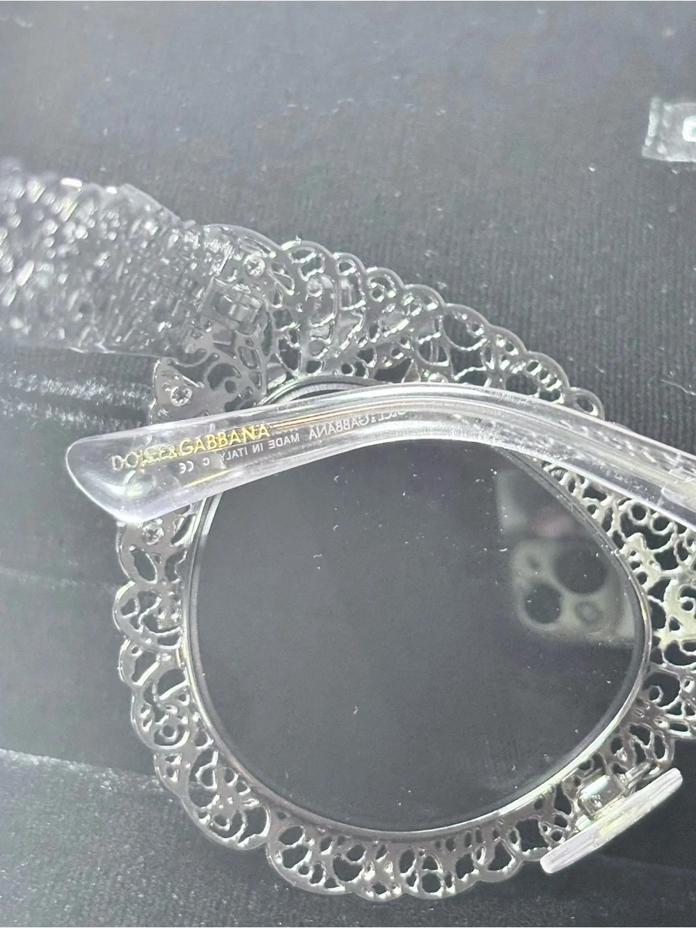 Limited edition Authentic Dolce & Gabbana Filigree Sunglasses Swarovski crystals